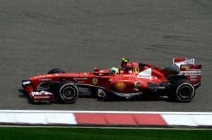 Felipe Massa (Ferrari F138) è stato il più veloce al termine della prima giornata di prove libere a Shanghai-