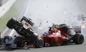 Incidente come quello al GP del Belgio del 2012 sarebbe costato a Romain Grosjean tre punti.