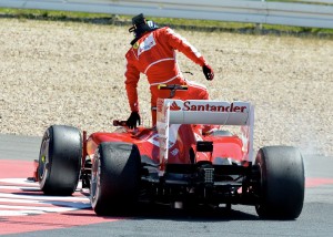 Ennesimo ritiro di felipe Massa al GP di Germania.