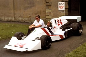 Lord Hesketh e James Hunt all'inizio della loro avventura in F1, nel 1974.