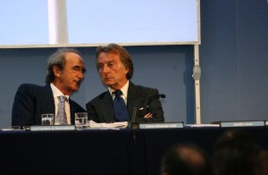 Carlo Edoardo Valli assieme a Luca Montezemolo.