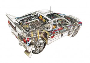 Lancia Rally 037 del 1983.