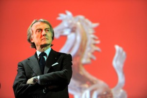 Luca Montezemolo, presidente della Ferrari.