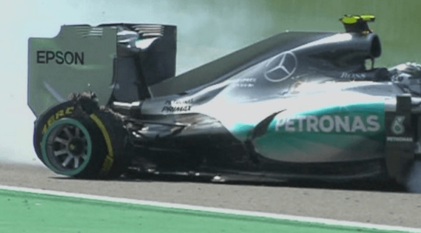 FP2 - Rosberg top despite tyre drama in Belgium