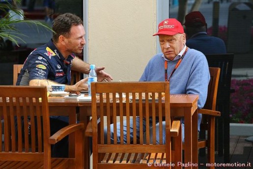Chris Horner Niki Lauda Abu Dhabi 2015