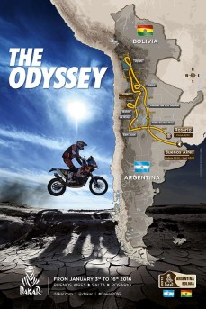 Il percorso della Dakar 2016