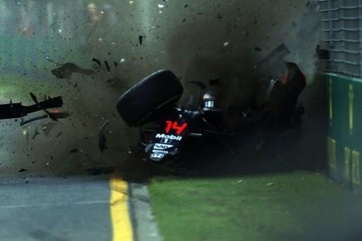 F1 GP Australia il drammatico incidente di Fernando Alonso