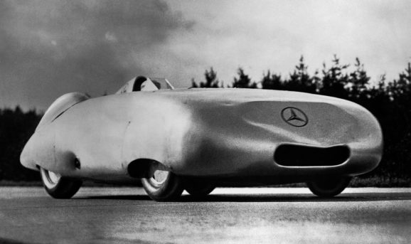 La Mercedes W25 da record utilizzata da Rudolf Caracciola nel 1936.