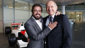 Fernando Alonso e Ron Dennis.