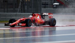GP Usa 2015 Sebastian Vettel nelle qualifiche penalizzate dal maltempo