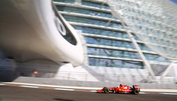 Sebastian Vettel Abu Dhabi 2015