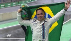 Massa saluta i tifosi al GP del Brasile