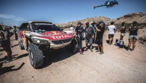 Stephane Peterhansel alla tappa 10 della Dakar 2017