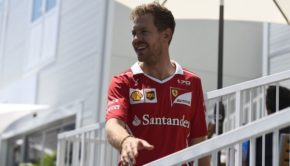 Sebastial Vettel al GP dell'Azerbaijan